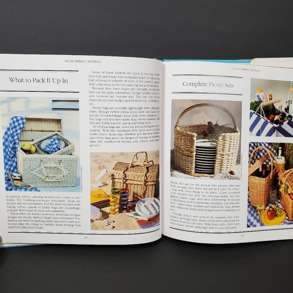 Picnics Book A Running Press Friedman Publishing Group Marilyn Myers NWT Vintage - Picture 8 of 12